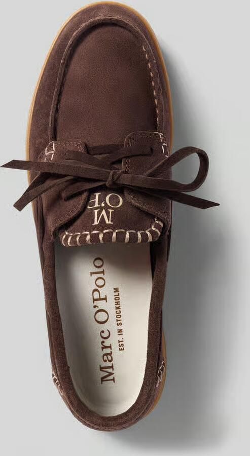 Marc O'Polo Loafers van echt rundleer - Foto 2