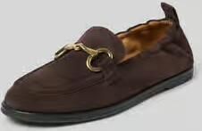 Marc O'Polo Loafers van echt suède