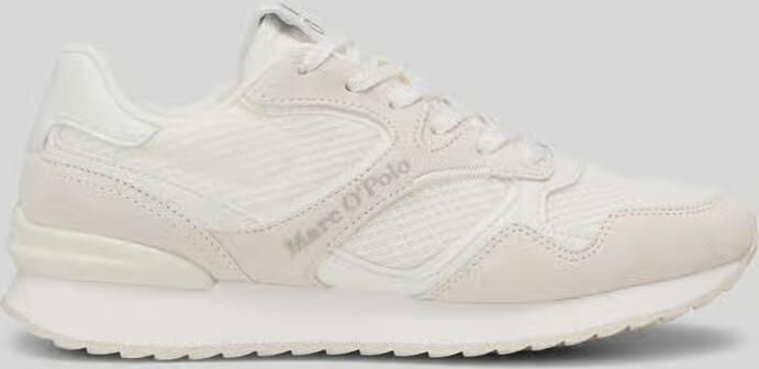 Marc O'Polo Low top sneakers van leer en gerecycled polyester model 'MAXIMA' - Foto 2