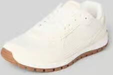 Marc O'Polo Low-top-sneakers van mix van leer en textiel