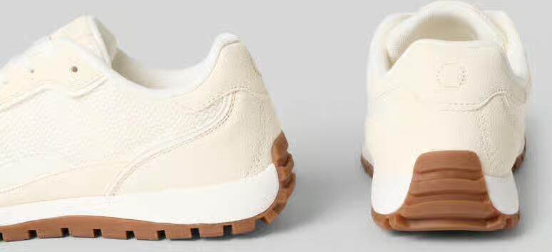 Marc O'Polo Low-top-sneakers van mix van leer en textiel - Foto 2