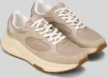 Marc O'Polo Sneakers van rundleer en met mesh-inzet model 'LIV'