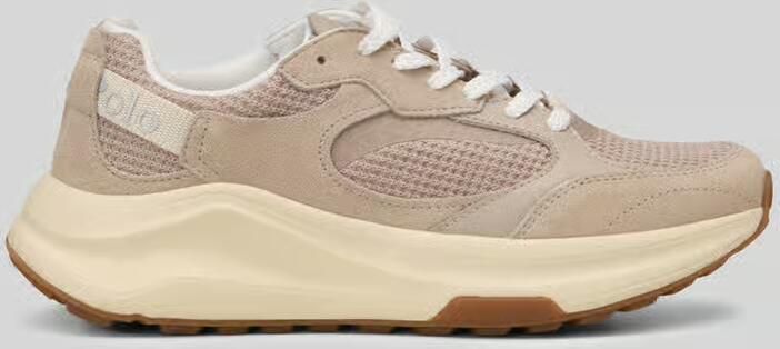 Marc O'Polo Sneakers van rundleer en met mesh-inzet model 'LIV' - Foto 2