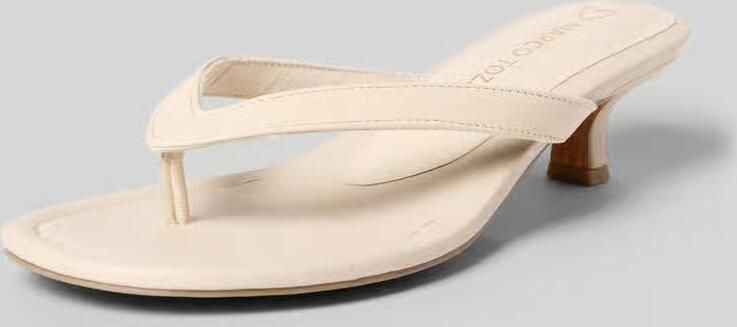 Marco tozzi Teenslippers van leer met naaldhak