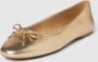 Michael Kors Gouden Nori Ballet Flat met Gewatteerde Binnenzool Geel Dames - Thumbnail 3
