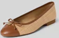 MICHAEL Kors Ballerina's van mix van leer en textiel model 'PIPER FLEX BALLET'