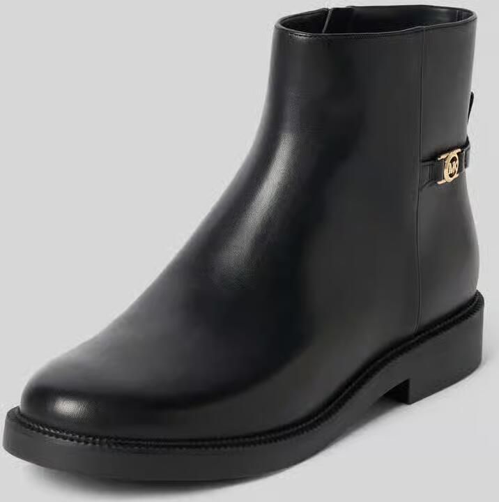MICHAEL Kors Laarsjes van leer met labeldetail model 'MANDY'