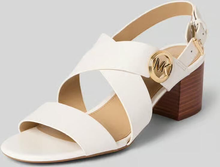 MICHAEL Kors sandaaltjes van leer met blokhak