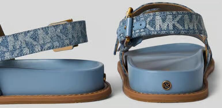 MICHAEL Kors Sandalette met logopatroon model 'NIA' - Foto 2