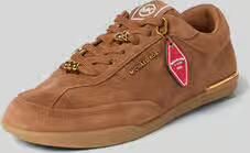 MICHAEL Kors Sneaker van leer met sierparels model 'NOLAN LACE UP'