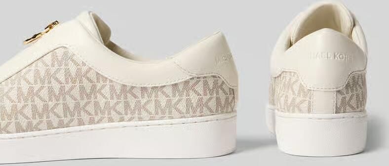 Michael Kors Low-Top Sneakers Keaton Zip Slip On in crème - Foto 6