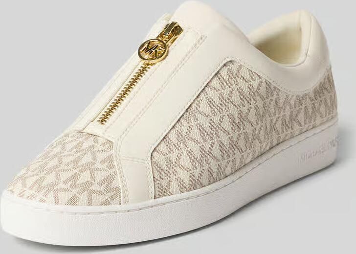 Michael Kors Low-Top Sneakers Keaton Zip Slip On in crème - Foto 5
