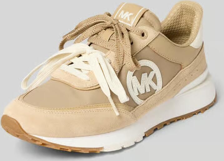 MICHAEL Kors Sneakers van leermix met logodetail model 'Nova'