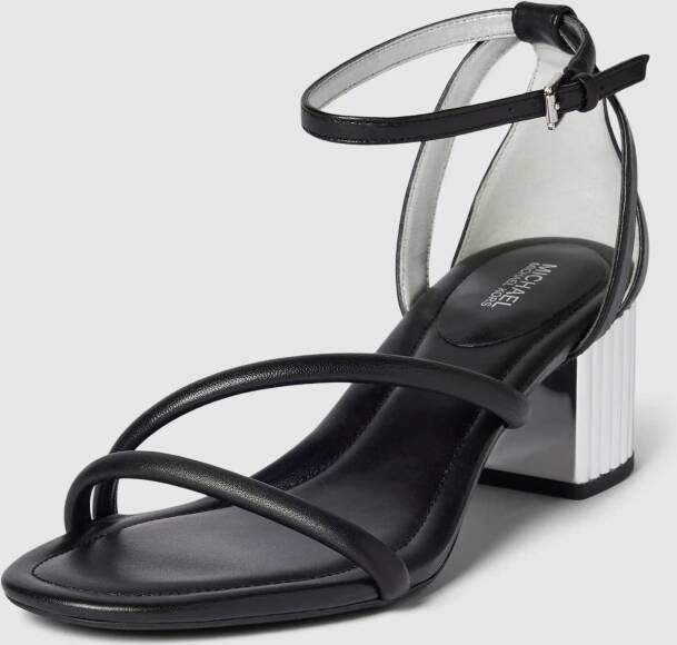 MICHAEL Kors Sandalen van leer met blokhak model 'PORTER'