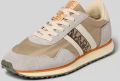 Napapijri Sneaker van leer-textielmix model 'SHARD' - Lichtgrijs