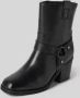 Newd Tamaris Laarsjes van leer in bikerlook - Thumbnail 2
