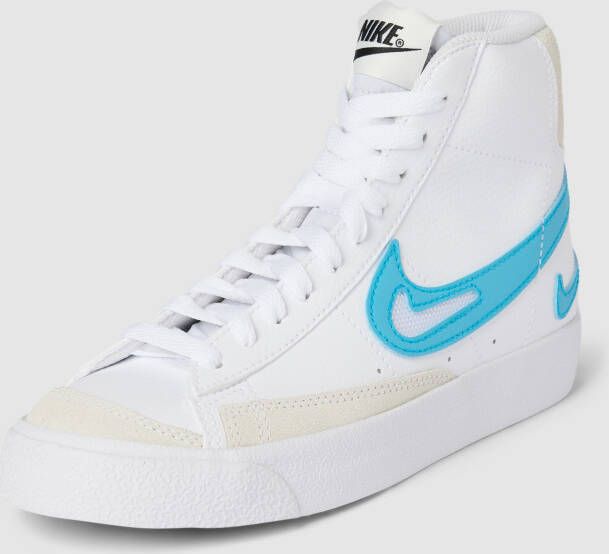 Nike Blazer Mid (gs) Basketball Schoenen white blue lightning black white maat: 40 beschikbare maaten:36.5 37.5 38.5 39 40 - Foto 2