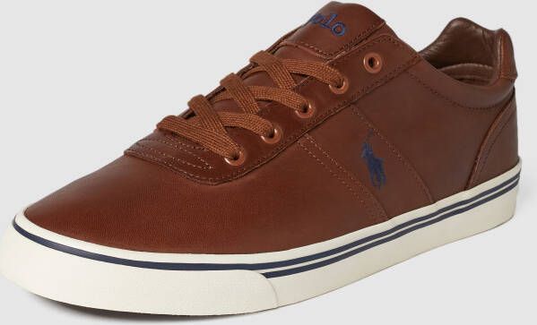 Polo Ralph Lauren Leren sneakers met geborduurd logo