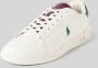 Polo Ralph Lauren Witte sportieve leren sneakers White Heren - Thumbnail 2