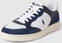 Ralph Lauren Leren Sneakers met Ventilatiegaten White Heren - Thumbnail 2