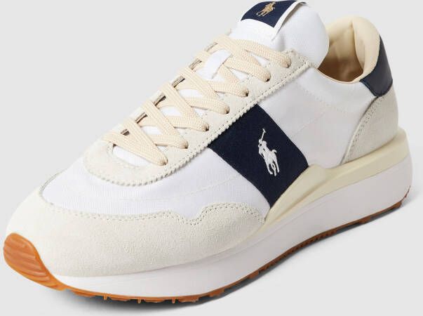 Polo Ralph Lauren Witte Hunter Navy Leren Schoenen White Heren - Foto 5