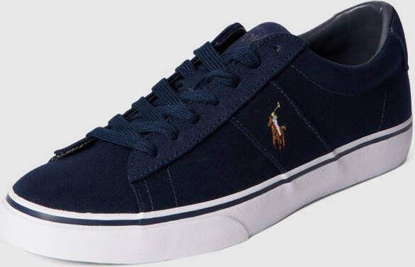 Polo Ralph Lauren men's shoes cotton trainers sneakers sayer - Foto 5