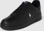 Polo Ralph Lauren Masters Court Sneakers black white Zwart Leer Lage sneakers Unisex - Thumbnail 4