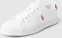 Polo Ralph Lauren Leren Longwood Sneakers met Multicolor Paardenborduursel White - Thumbnail 4