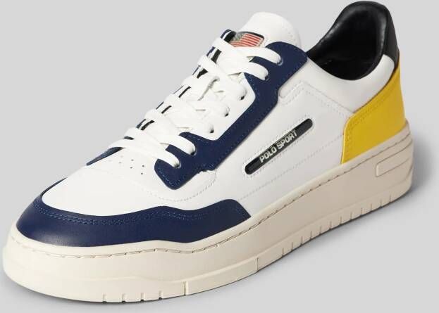 Polo Ralph Lauren Sneakers van leer met labeldetail
