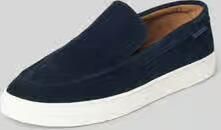 PS Poelman Loafers van echt leer met logodetail