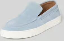 PS Poelman Loafers van echt leer met logodetail