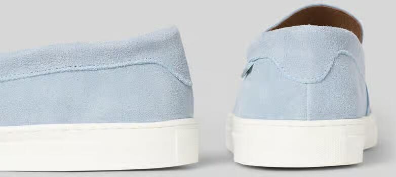 PS Poelman Loafers van echt leer met logodetail - Foto 2