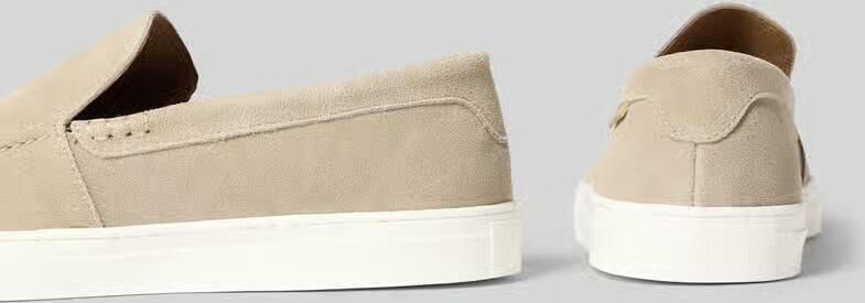 PS Poelman Loafers van echt leer met logodetail - Foto 2