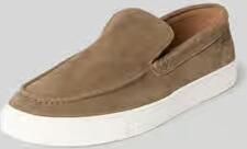 PS Poelman Loafers van leer met gladde zool