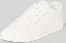 PS Poelman Sneakers van echt leer met logodetail model 'Cupsole'