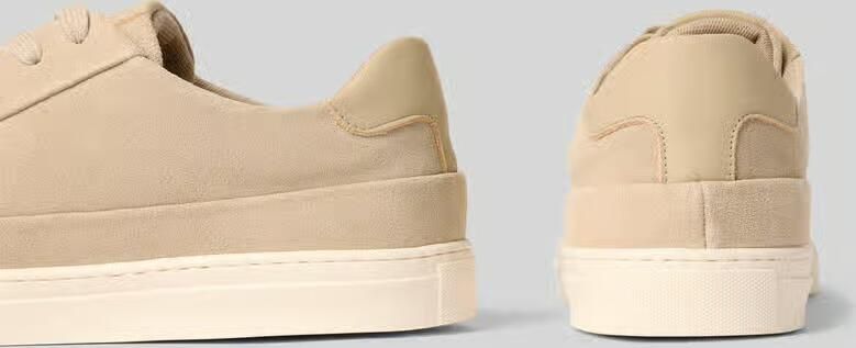 PS Poelman Sneakers van leer met labeldetail - Foto 2