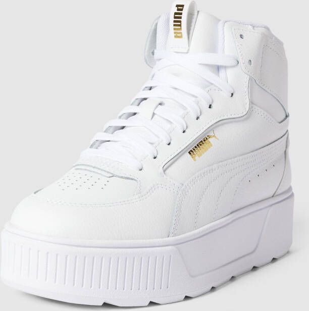 Puma Plateausneakers in effen design model 'Karmen' - Foto 15