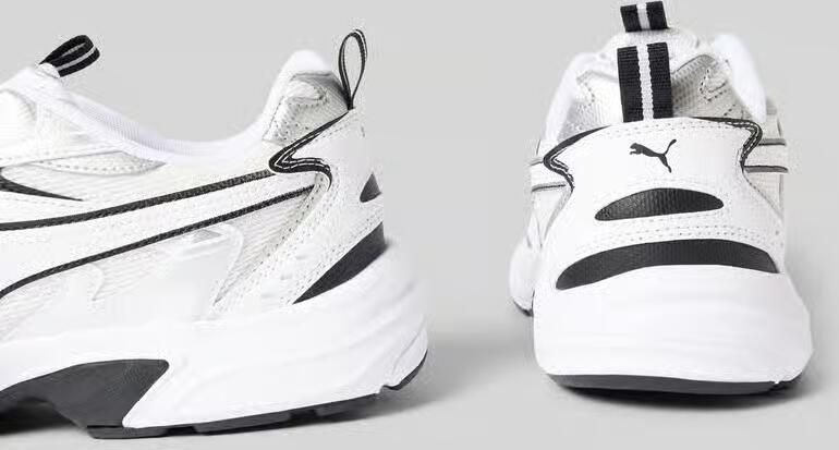 PUMA Milenio tech_ Unisex Sneakers White- Black- Silver - Foto 13