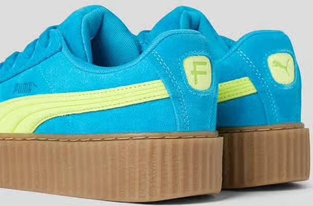 PUMA Rihanna Fenty Creeper Phatty Blauw Sugared Almond Suede Sneakers Unisex - Foto 4