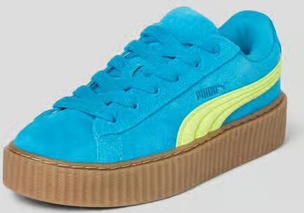 PUMA Rihanna Fenty Creeper Phatty Blauw Sugared Almond Suede Sneakers Unisex - Foto 3