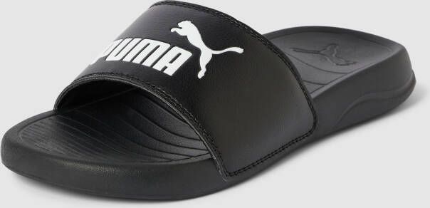 Puma Slippers met labeldetail model 'POPCAT'
