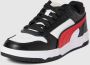 Puma RBD game Low leren sneakers wit Zwart Leer Effen 38 - Thumbnail 5