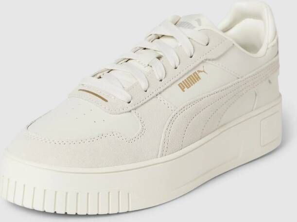 Puma Sneakers van leermix met labeldetail model 'Carina'