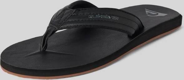 Quiksilver Teenslippers in leerlook model 'CARVER'