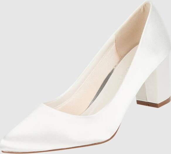 Rainbow Club Bruidsschoenen van satijn model 'Debora'