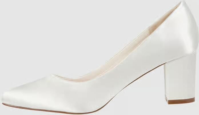 Rainbow Club Bruidsschoenen van satijn model 'Debora'