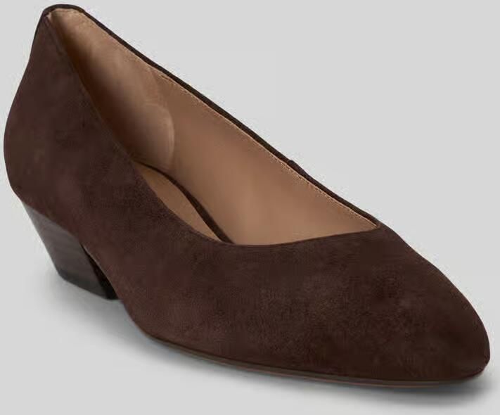 Lauren Ralph Lauren Ballerina van echt leer met kleine cowboy-hak