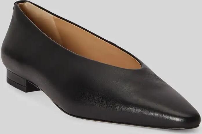 Lauren Ralph Lauren Ballerina van echt rundleer