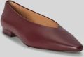 Lauren Ralph Lauren Ballerina van echt rundleer - Bordeaux