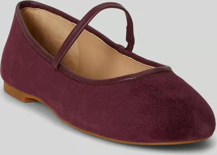 Lauren Ralph Lauren ballerina van echt rundleer model 'MARY JANE'